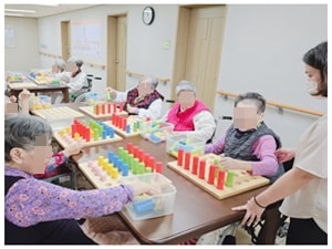단계적 페그보드 프로그램 사진